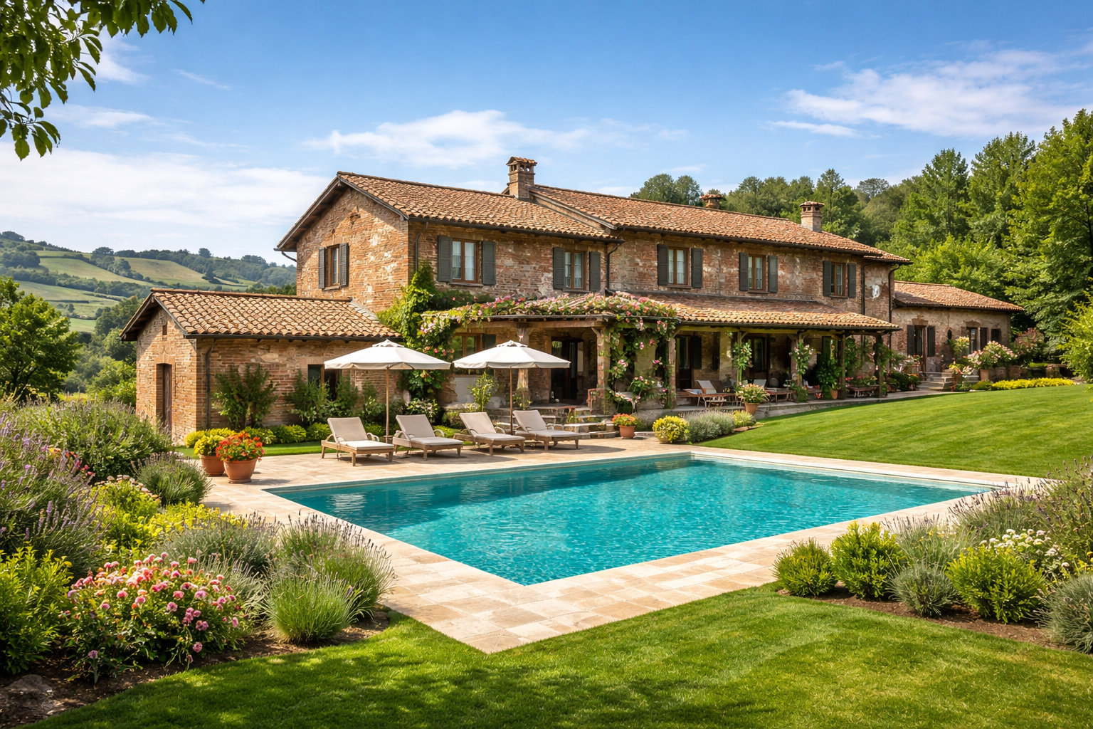 Villa ristrutturata nel Monferrato